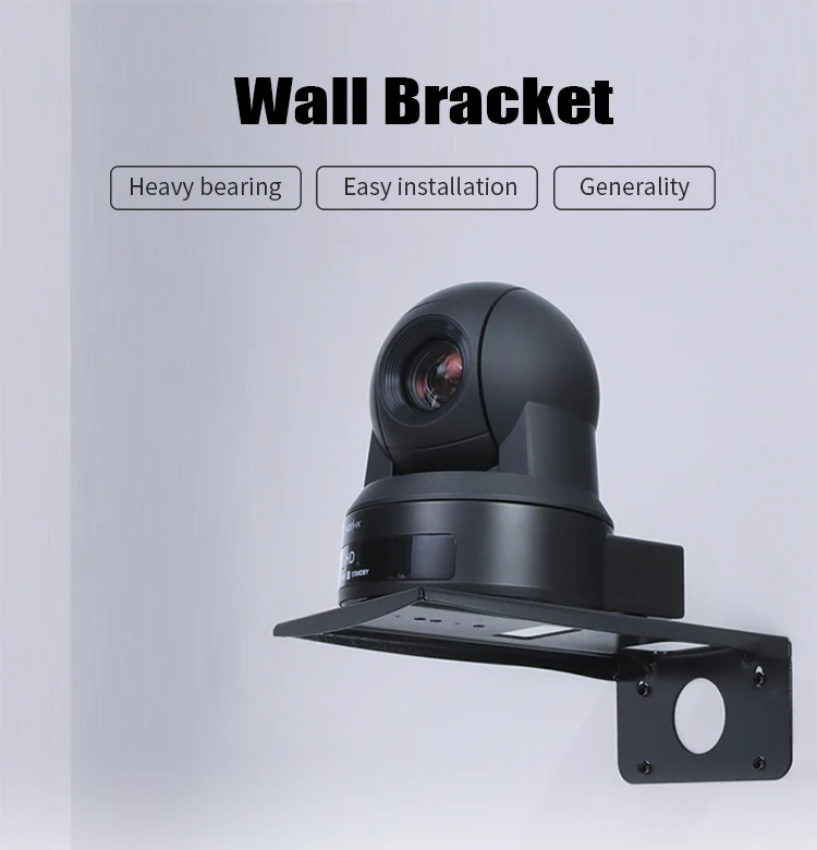 Jjts/katov Wall Mount Bracket For Small Base Video Conference Ptz Camera Video Conference Camera