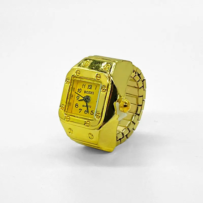 Bague Montre Vintage Analogique Pour Homme Et Femme - Montre à Doigt Précise Et Élégante