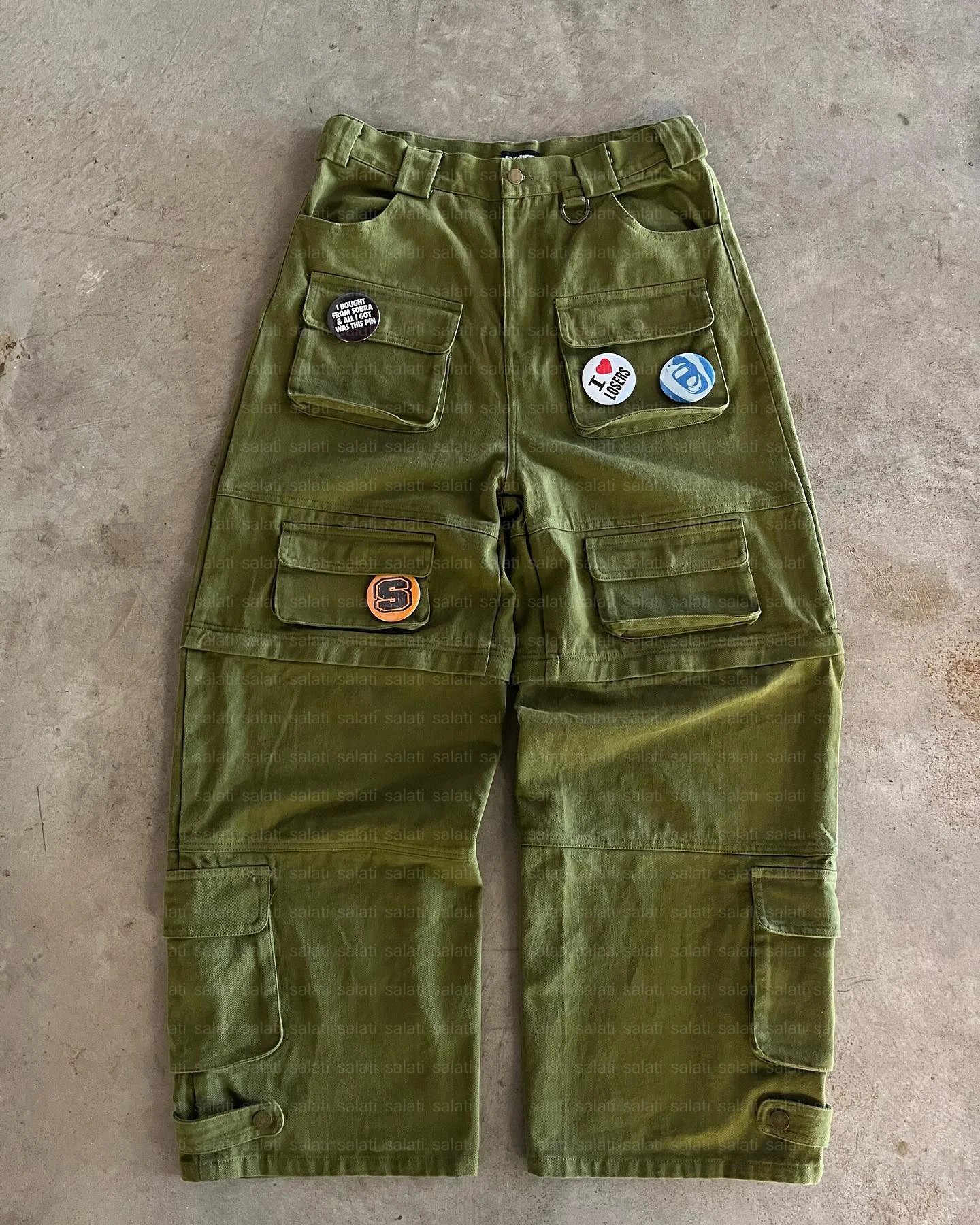 Custom Workwear Pant Heavweight Wide Leg Trouser Cotton Double Knee Tear Away Short Carpenter Denim Jean Cargo Work Pant for Men gallery 7