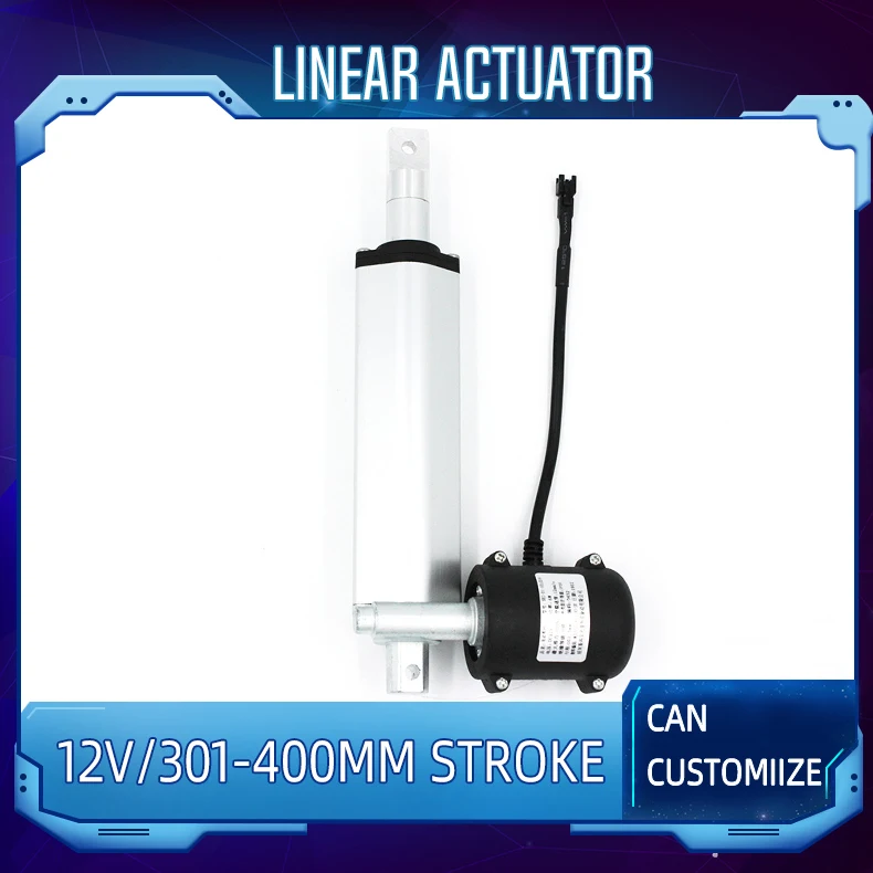 12v Linear Actuator 400mm with Limit Switch for Door Actuator Motor SKG