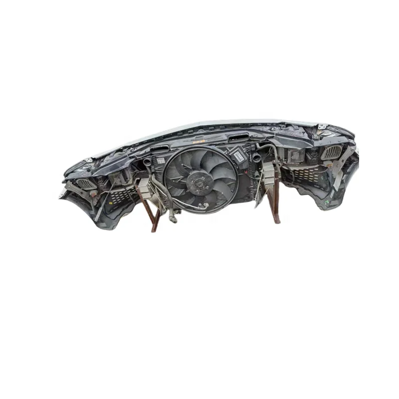 Used Front Bumper Assembly for Mercedes Benz SL AMG W231 Including Radiator Headlights Hood Mudguard