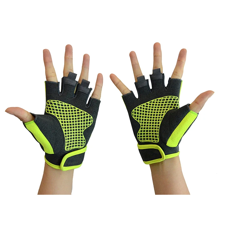 Перчатки для фитнеса для женщин, для йоги, для велосипеда, Нескользящие, половина пальцев, дышащие, одежда, оборудование для гантели, спортивные перчатки для мужчин