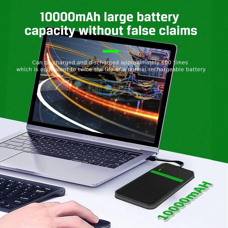 MT7628DAN 10000mAh Wifi Hotspot Device Type C Charging 300Mbps ZBT