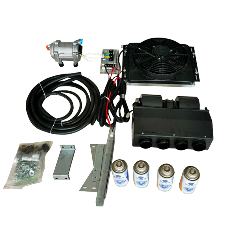 古い車のためのダッシュACエバポレーターカーエアコンキットの下のユニバーサル12V A/C電動エアコンコンプレッサー| Alibaba.com 