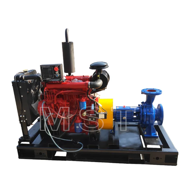 10hp diesel engine pump single suction horizontal centrifugal agriculture irrigation end suction water pump