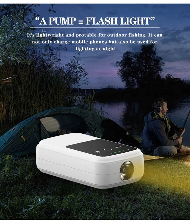 Outdoor Sports Camping Hiking Portable Usb Battery Air Pumps Deflator