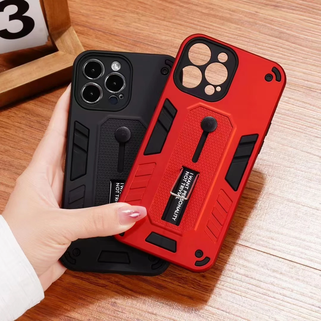 Customize Mobile Accessories Shockproof Kickstand Custom Antidrop Back