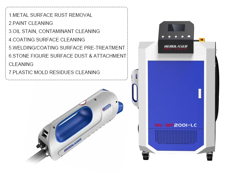 Herolaser 1064 NM Laser Cleaning Machine For Rust Removal