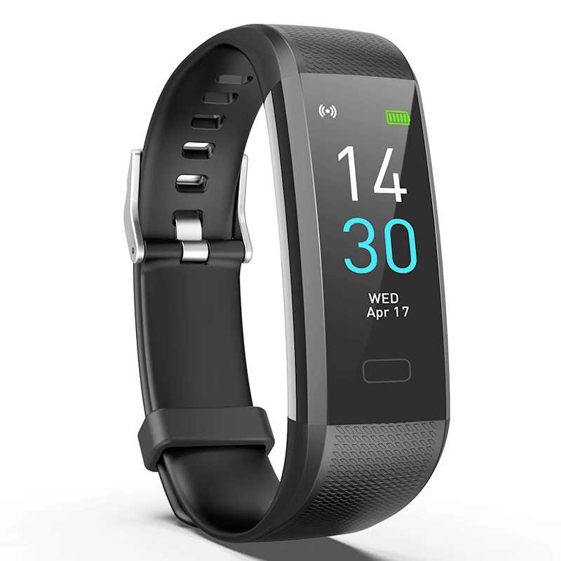 2023 Best Selling Smart Bracelet Fitness Tracker Sleep Monitor for Android/iOS Silica Gel Band Square Shape Heart Rate Tracker
