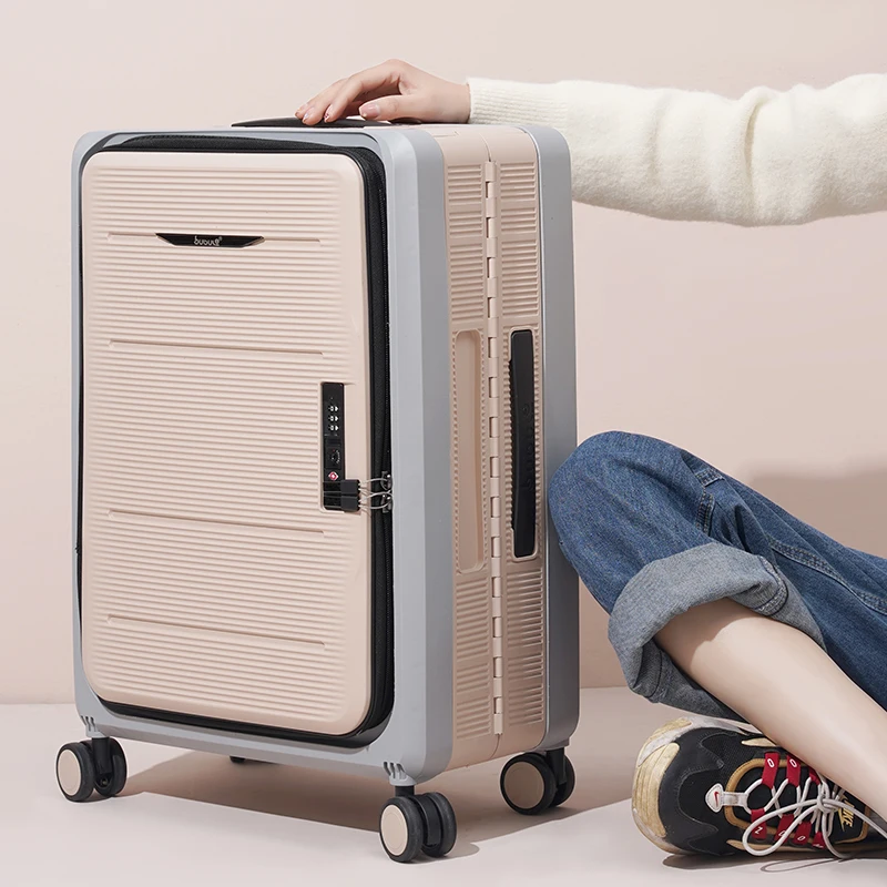 20inch Foldable Travel Rolling Cabin Luggage with Spinner Wheel