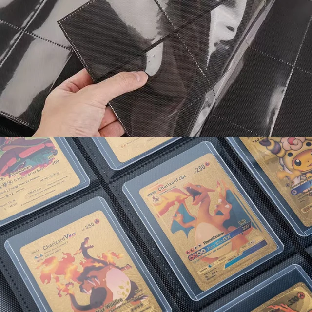 pokemon go card binder 9-Pocket Toploader Binder for Pokemon Cards – Forzarocket®
