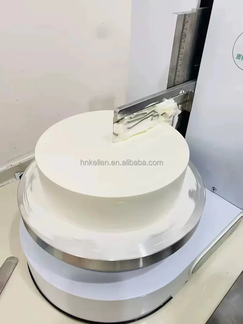 Automatic Birthday Cake Cream Coating Filling Machine 14 Inch Spreading  Daubing | eBay