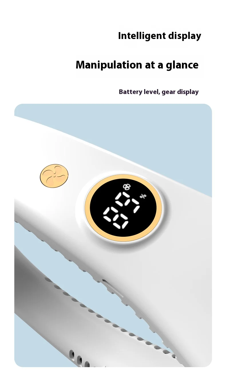 Display Neck Fan, 1200mAh, Portable - detail 16