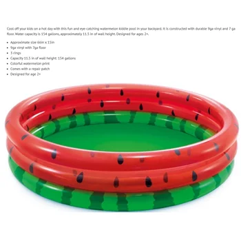 はな INTEX 58448スイカプール3リング水泳プールPiscine Gonflable