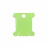 Bobines de fil dentaire en plastique, couleur verte