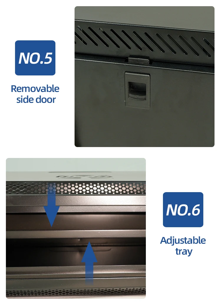 19 Inch Internet 9U Server Rack - DDF Waterproof Outdoor Cabinet