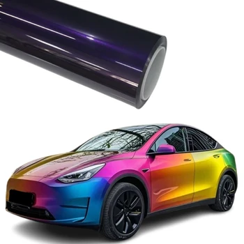 Venice Purple TPU Color Changing Paint Protection Film Self Healing Scratch Resistance Heat Repairing Car Wrapping Colored PPF
