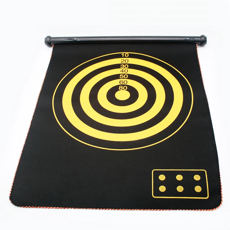 Двусторонняя магнитная древесная доска древесно-волокнистая плита с 6 дротиками