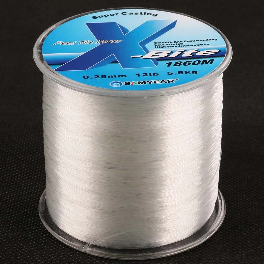 DORISEA 2mm Monofilament Fishing Line - Clear Nylon Floating Line for 12lb  to 100lb Strengths | Durable B2B Fishing Solutions