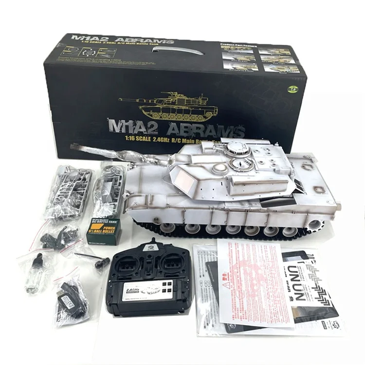 Char RC 1/16 Henglong M8 HMC Scott – Tourelle 360°, Fumée – Prêt à Rouler
