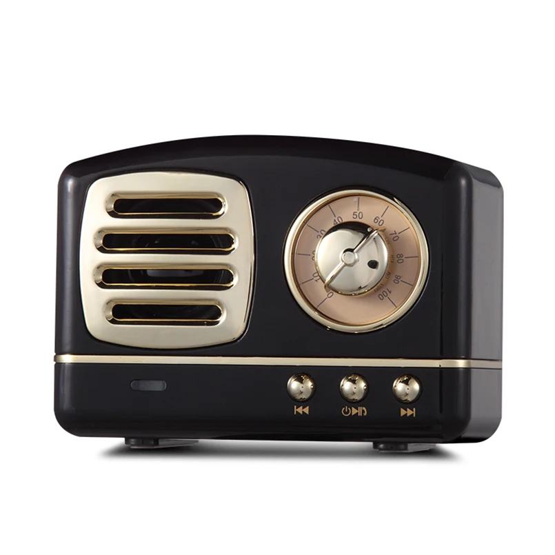 Беспроводная колонка с карманным USB Fm-радио HM11, портативные колонки в стиле ретро