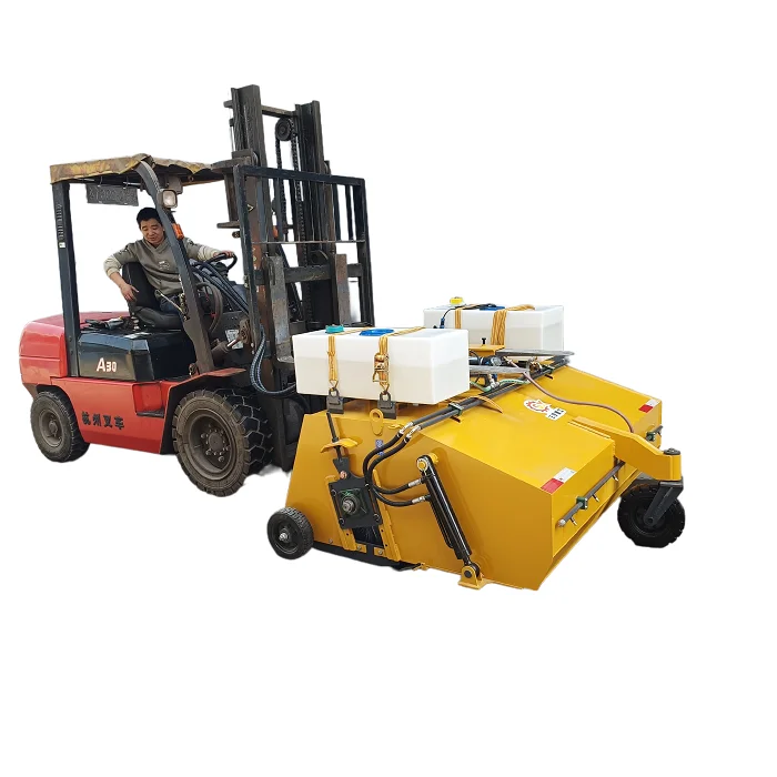 Sweeper Forklift Attachments Pick up Broom Brushes