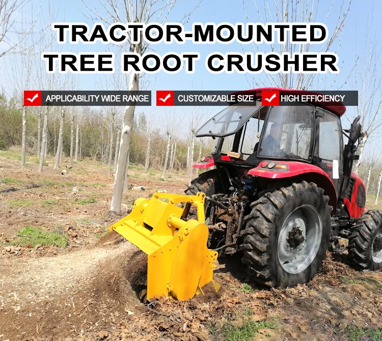 Tractor PTO Driven Agriculture Forestry Orchard Reclamation Tree Plant ...