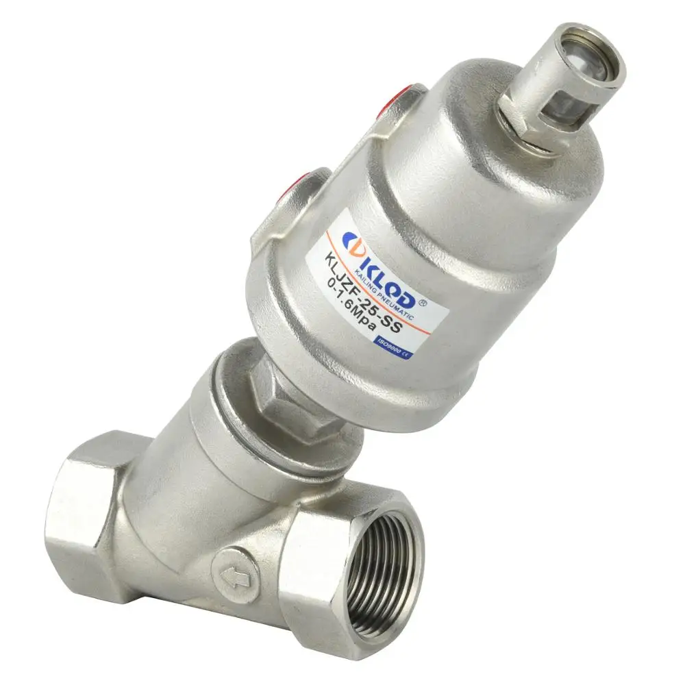 KLJZF 25 SS of Ningbo Kailing Stainless Steel Piston Type Medium Angle Seat Valve Series