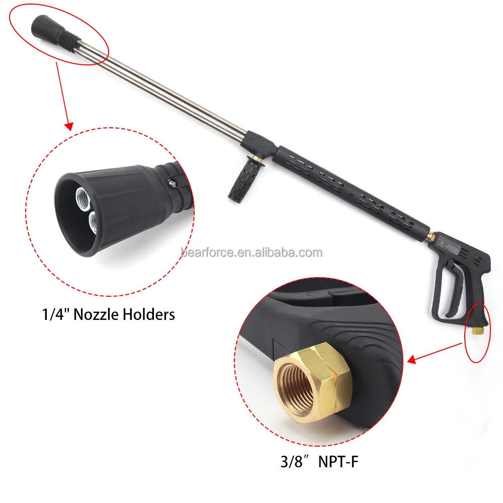 Hotwater Pressure Washer Dualwand Lance Gun Power Washer Jet Water