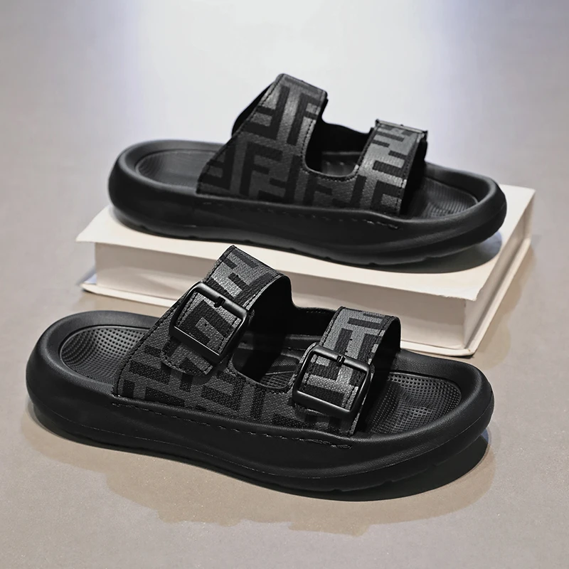 Greatslides Custom Printed Male Slide Slippers,Fashional Foam Slippers for Men,Custom Leather Sandal Eva Sliders Slippers