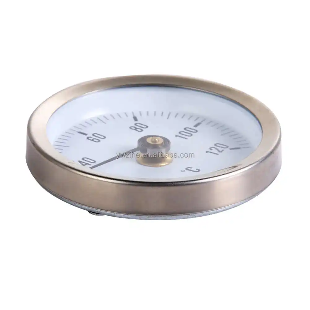 Stainless Steel Surface Pipe Spring Clip-on Thermometer Temperature Gauge  63mm 0/120 Degree Thermal Pas PTSP - Buy Stainless Steel Surface Pipe  Spring Clip-on Thermometer Temperature Gauge 63mm 0/120 Degree Thermal Pas  PTSP
