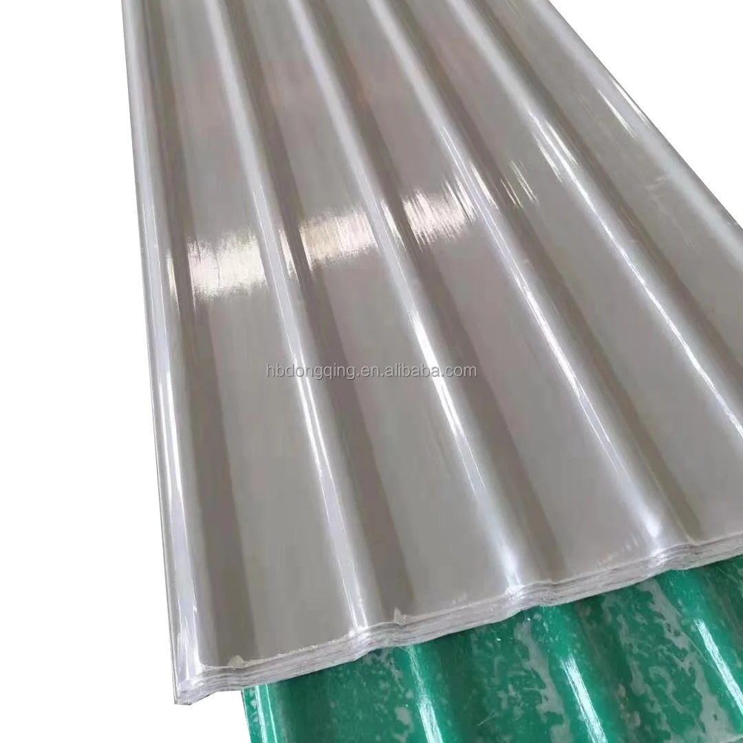 Low Cost Long Span Transparent Waterproofing Roofing Sheets Plastic Frp Roof Sheet Corrugated Fiberglass Tiles