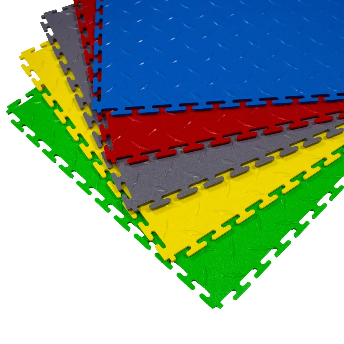 Factory Cheap PVC Puzzle Floor Tile Plastic Vinyl Flooring Mats for Heavy Duty Garage/Workshop/Warehouse/Gym/Showroom