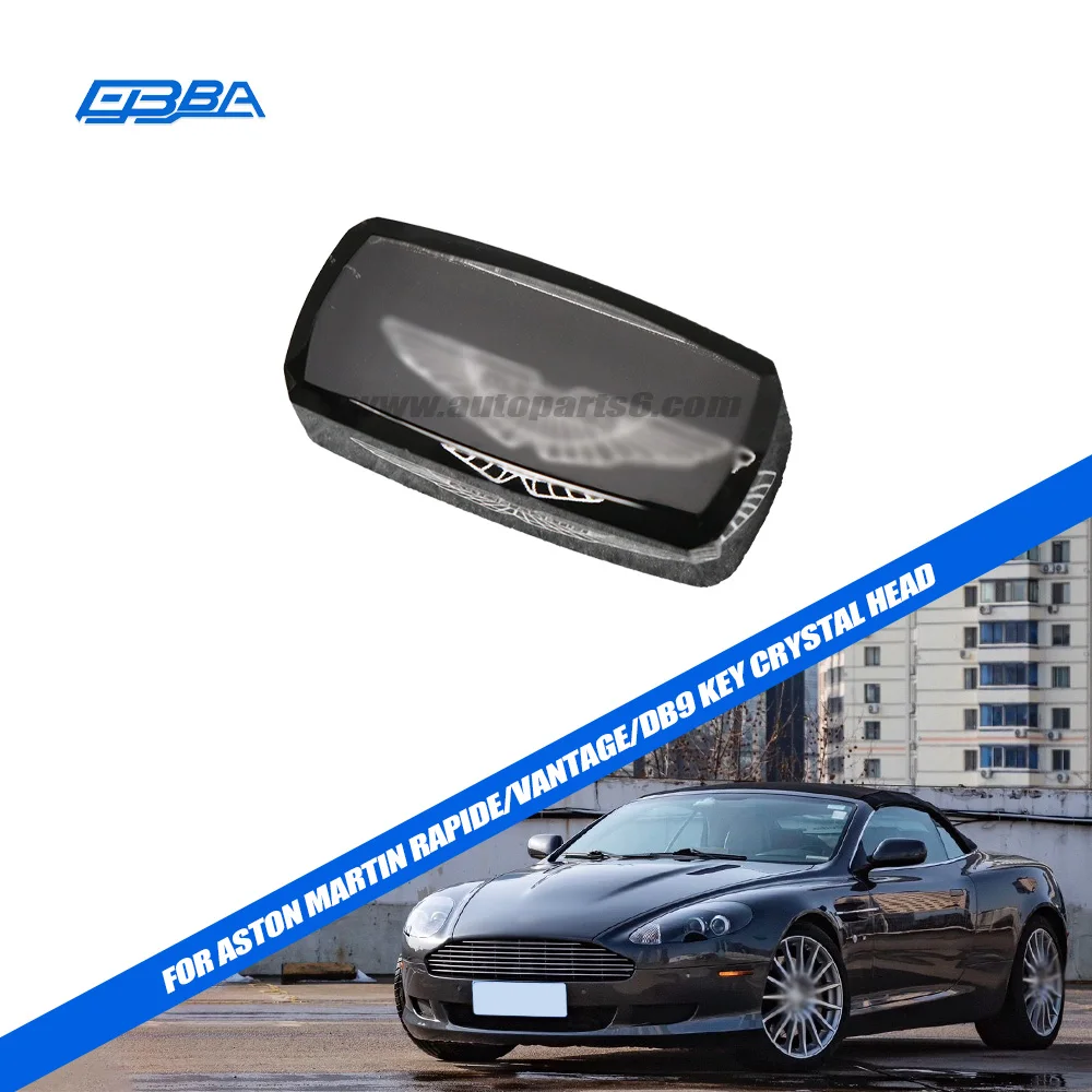 Exact Fit For Aston Martin RP VT DB9 Black Transparent Key Fob Crystal Head OE AD43-67675-AB