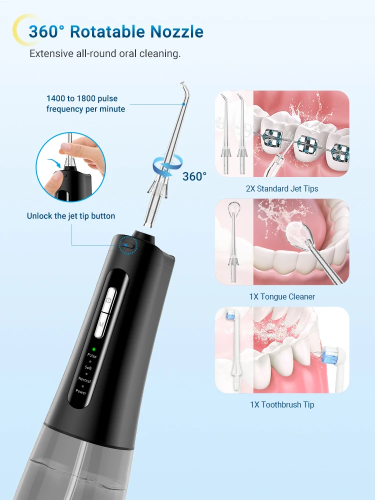 Water Dental Flossers Mouth Shower Oral Irrigator Tooth Cleaner