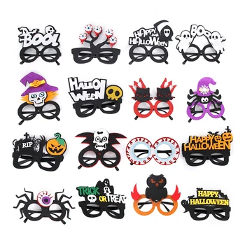 2022 New Halloween Party Glasses Funny Skeleton Spider Decoration Glasses Halloween Party Supplies Horror Props