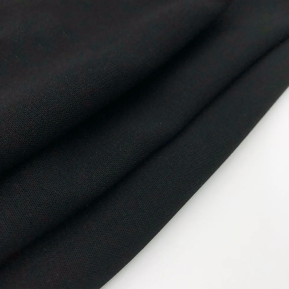 Factory Direct Supply 100% Polyester Wool Peach Fabric Abaya Fabric in Rolls for Arab Women Dress