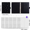 ชุดของขวัญดอกยิปโซ A5 - สีดำ - 4 ช่อง - ฟิล์มกันรอยหน้าจอ 25 ชิ้น