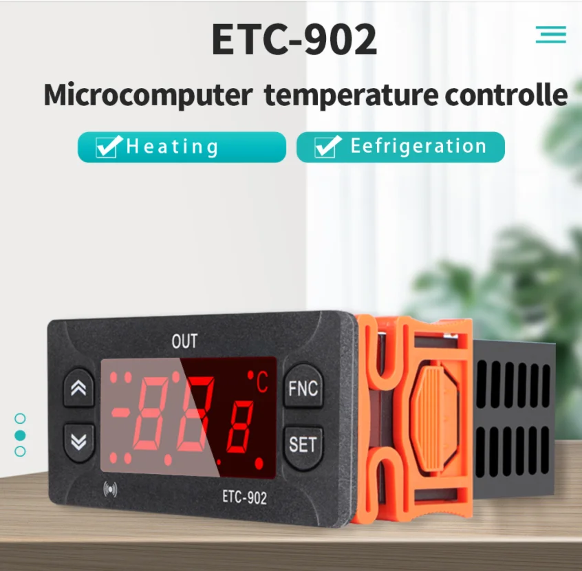 Wholesale Refrigeration Defrosting Function Digital Temperature Controller With High Precision Sensor