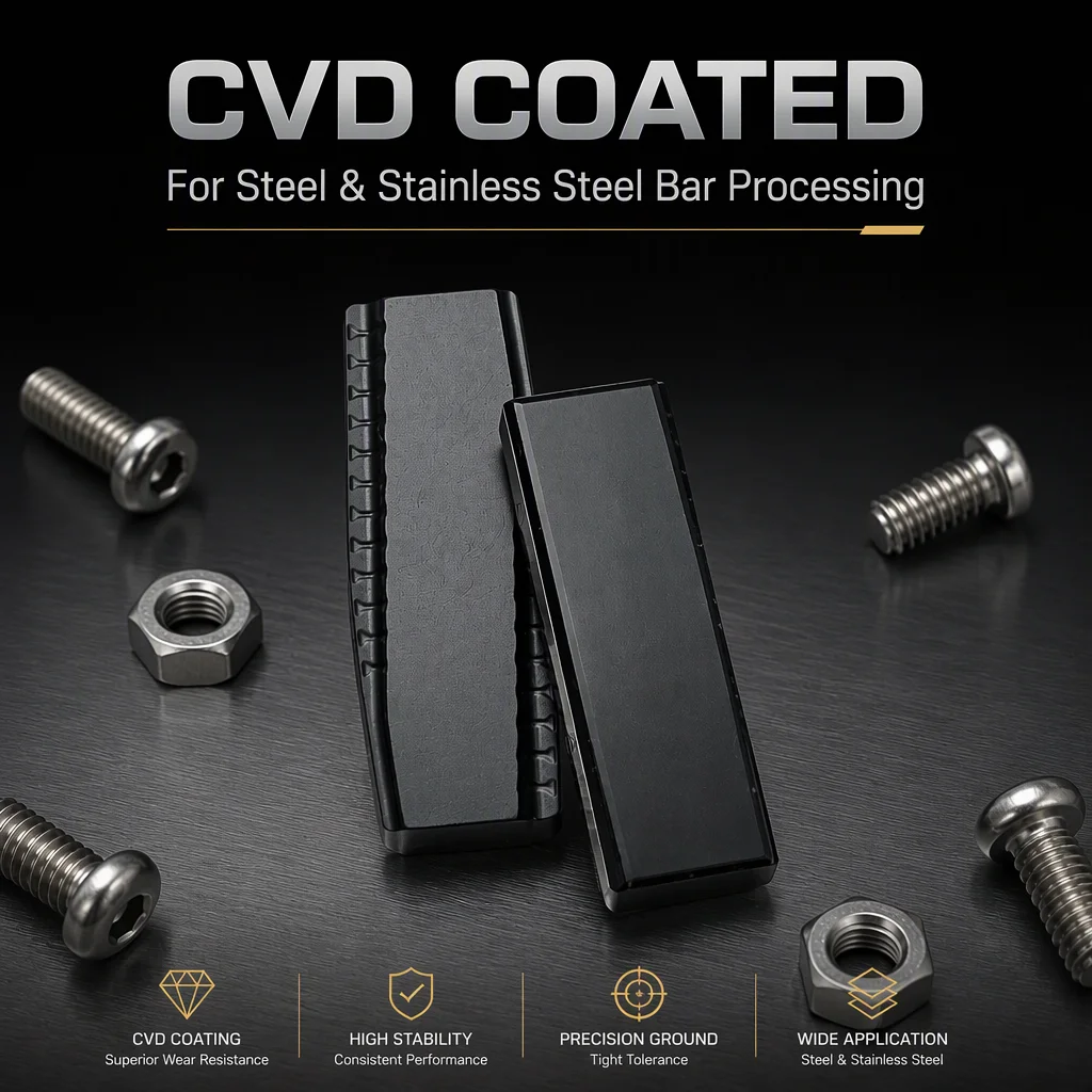 High Wear Resistant Bar Peeling Inserts LNKN301207 PVD/CVD Coated Tungsten Carbide Insert for Steel Stainless Steel Bar