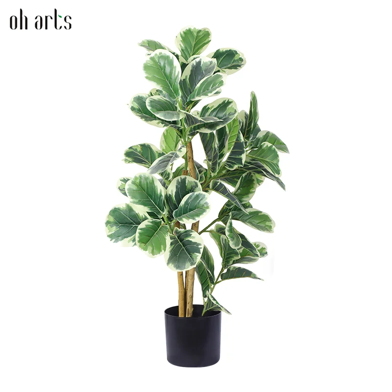Hot Wholesale Artificial Ficus Trees Plastic Faux Tree Artificial