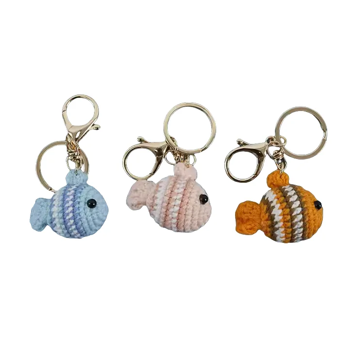 Porte-Clés Bois Brochet Fait Main – Animal Pêche Déco – Neuf Avec Étiquettes – Fabriqué En France