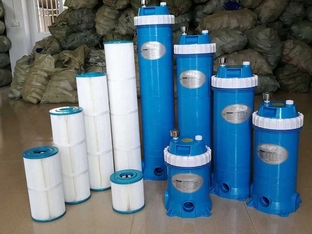 China Swimming Pool Cartridge Filter Filter Cartridge Housing CF25 Polyester Fiber Paper Core Cylinder Filter