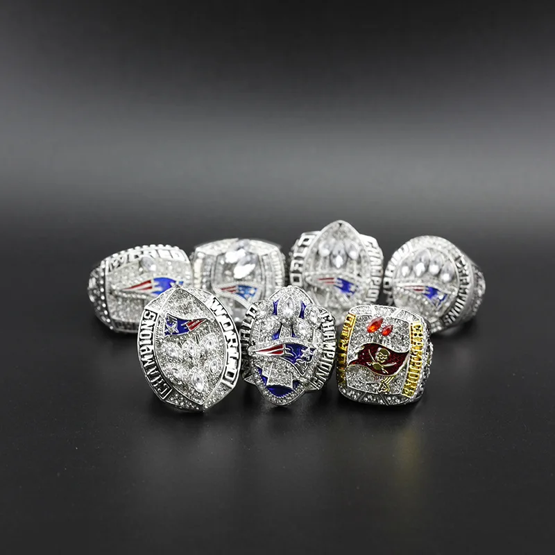Wholesale custom rings men nfl Championship Rings New England Patriots  Tampa Bay Buccaneers TOM Brady Rings set DROPSHIPPING From m.