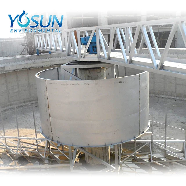 Half Bridge Sludge Scraper Thickener Tank Price Water Clarifier for Engineering Wastewater Treatment Solid Liquid Separator
