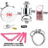 anillo curvo + pene talla S + cinturón rosa