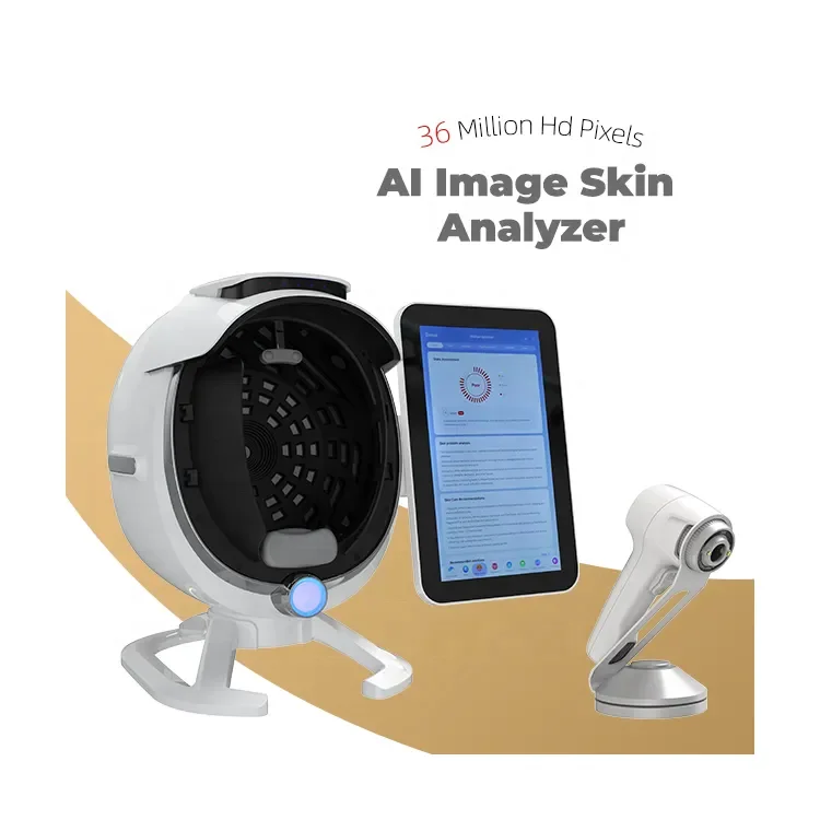 AI Smart With Handle Microscopic Detector Bitmoji Skin Tester Analyzer Beauty Machine