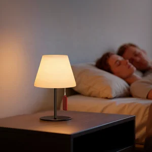 Customizable Brand Pull Chain Small Table Lamp 3 Color Bedside Lamp for Bedroom Nightlight Bed Lamp