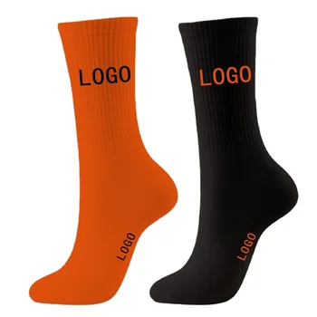 Custom Logo Socks Women Custom Men Logo Embroidery Unisex Custom Cycling Sports Socks Low MOQ