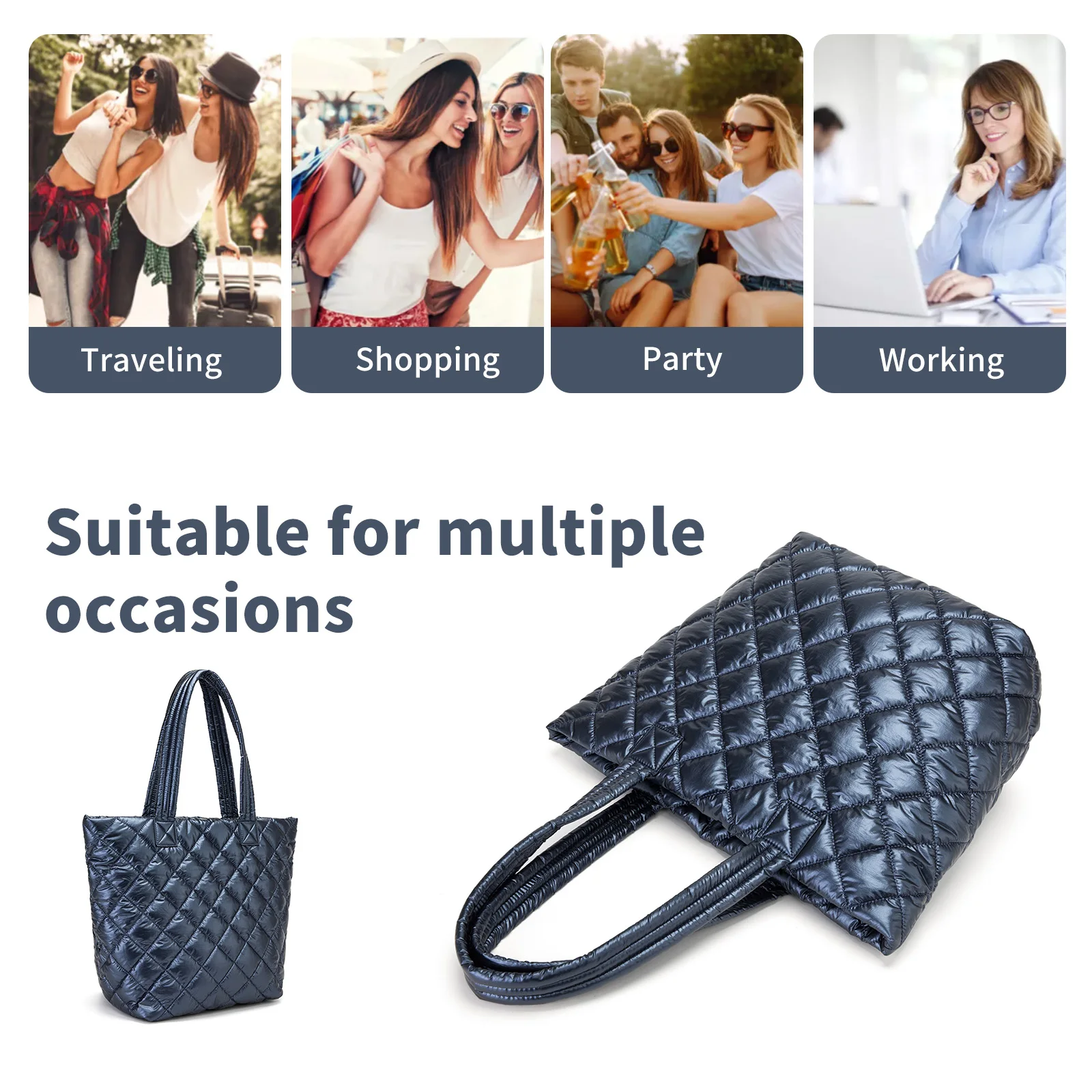 Женская Сумка-тоут из натуральной кожи